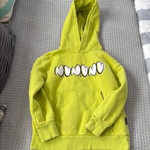 Lime Green Graphic Hoodie